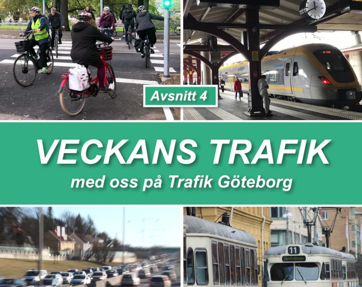 Veckans trafik är filminslaget där vi pratar om aktuella större trafiknyheter, och tipsar om lagar och regler och lyfter heta snackisar. Nytt avsnitt hittar du varje vecka på Facebook, Instagram och Youtube.