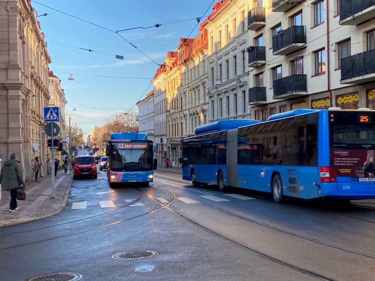 Busstrafiken som vanligtvis trafikerar Viktoriagatan får ändrade körvägar från 7 mars till och med 18 augusti. 