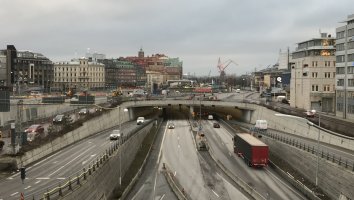 Trafiken i Götatunneln dubbelriktas