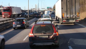 Körfält stängs på E6 vid Olskroken