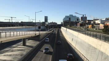 E45 i centrala Göteborg stängs i helgen