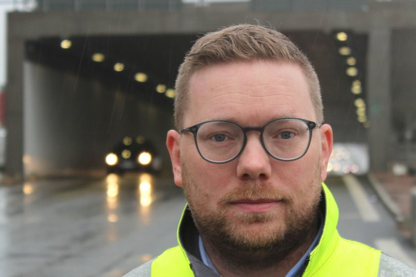 Håkan Johansson, Trafikverkets samordnare för underhållet av tunnlarna Trafikverket. / Foto: Trafik Göteborg