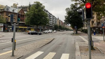 Delar av Linnégatan stängs tillfälligt